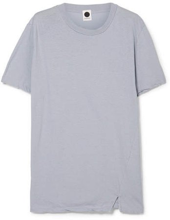 Organic Cotton-jersey T-shirt - Sky blue