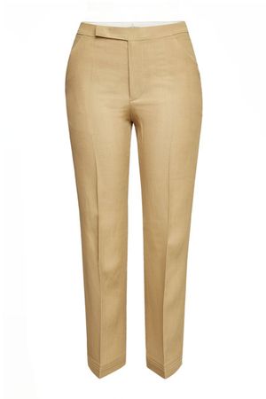 Golden Goose - Summer Straight Leg Pants with Linen - beige