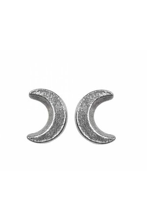 Sickle Moon Earrings by Alchemy Gothic | Gothic Jewellery
