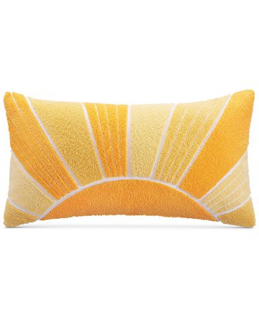 Whim by Martha Stewart Hello Sunshine 12" x 20" Decorative Pillow, Created for Macy's & Reviews - Decorative & Throw Pillows - Bed & Bath - Macy's