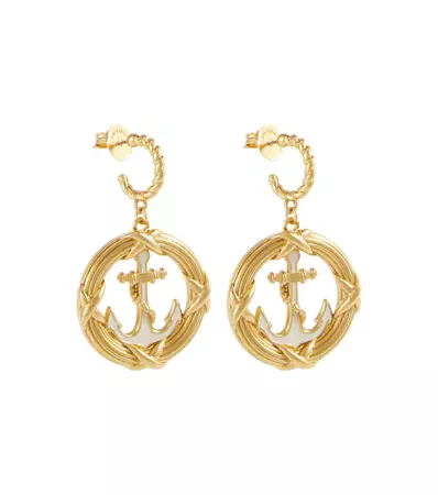 Zimmermann - Nautical Drop gold-plated earrings | Mytheresa