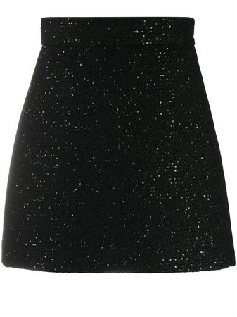 Miu Miu Sequinned high-waisted Mini Skirt - Farfetch