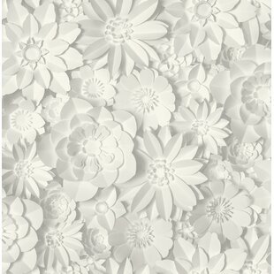 East Urban Home Dimensions Floral 10.05m x 53cm Wallpaper Roll | Wayfair.co.uk