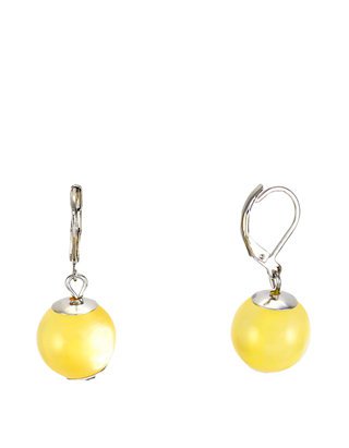 earrings bead yellow - Google Search