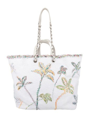 Chanel 2019 Embroidered Shopping Bag - Handbags - CHA374561 | The RealReal
