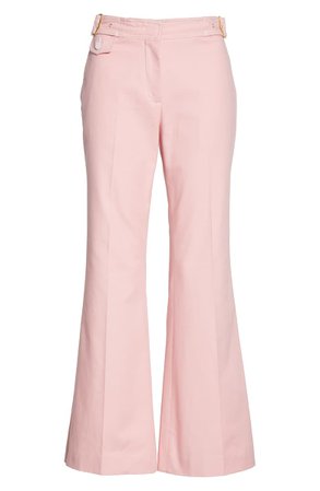 Sies Marjan Stretch Cotton Canvas Crop Flare Pants | Nordstrom