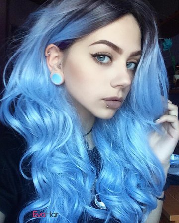 Blue Hair Alternative Girl