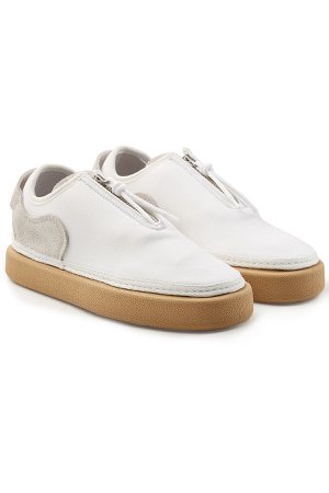 Comfort Leather Sneakers with Suede Gr. UK 4.5