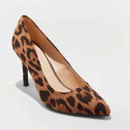 A New Day Leopard pumps