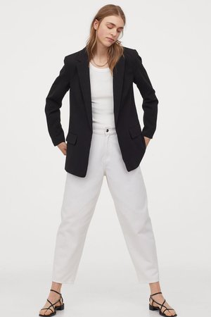 Long jacket - Black - Ladies | H&M GB