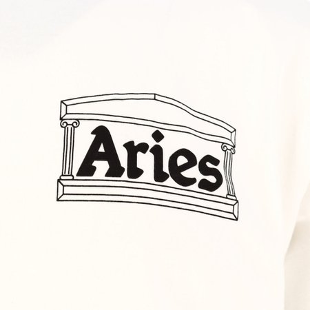 Aries Logo T-Shirt White - Men from Brother2Brother UK