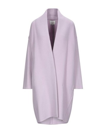 Vince Wool Coat in Lilac (Purple) - Lyst