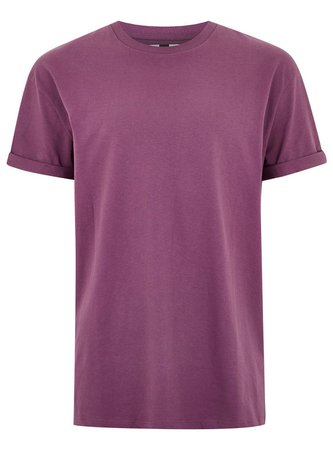 Purple Oversized Roller T-Shirt - TOPMAN USA