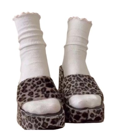 Cheetah/Leopard print sandals