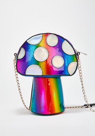 club exx mushroom rainbow crossbody bag | Dolls Kill