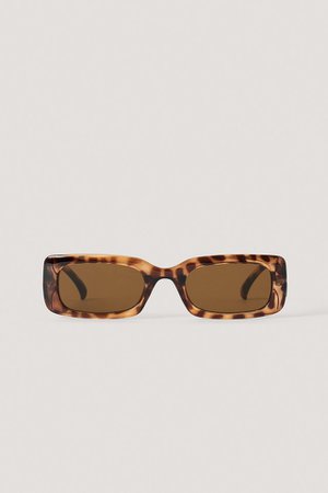 Wide Retro Look Sunglasses Brown | na-kd.com
