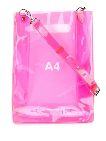 Nana-Nana 'A4' sheer tote bag