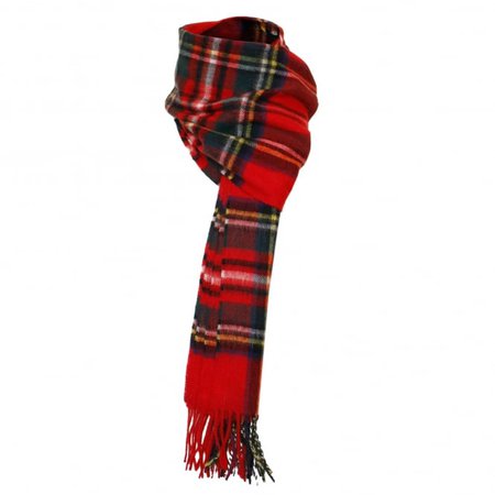 Barbour Accessories | New Check Red Tartan Scarf