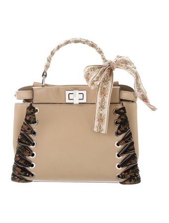 Fendi Peekaboo Mini Satchel - Handbags - FEN100368 | The RealReal