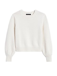 Puff-Sleeve Sweater | Banana Republic