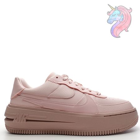 nike air force platform pink sneakers