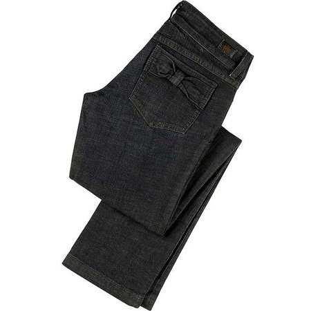 folded black skinny jeans