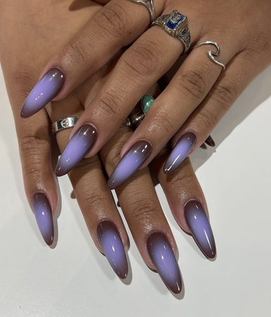nails purple