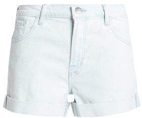 Two-tone Denim Shorts