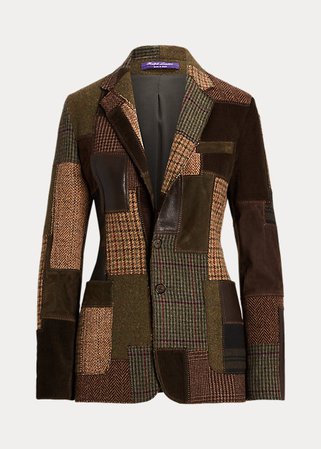 Hailey Patchwork Tweed Jacket