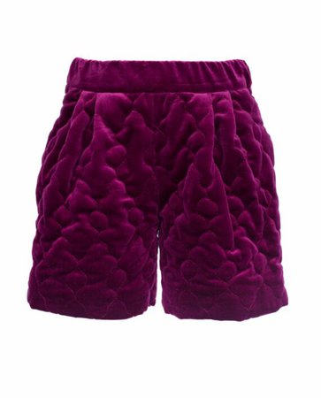 Cotton Velvet Shorts Nova Purple - Paade
