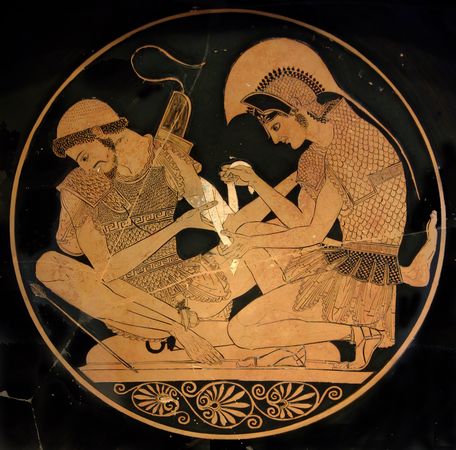 greek roman trojan ancient history achilles patroclus gay Iliad homer mlm lovers