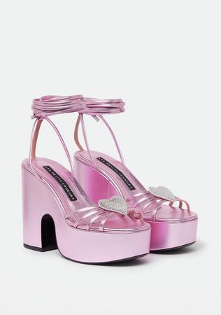 y2k jelly heels pink