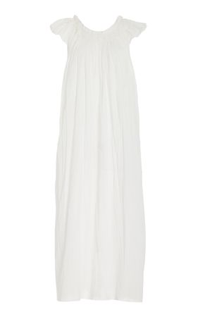 Lovisa Ruffled Cotton Midi Dress By Dôen | Moda Operandi