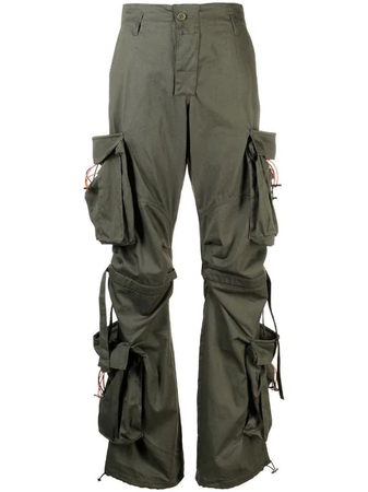 DARKPARK high-waist cargo trousers