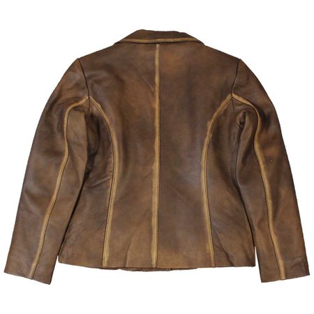 brown vintage jacket