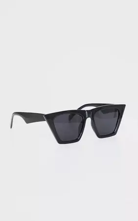 Black Triangle Sunglasses | PrettyLittleThing USA