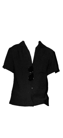 black bowling shirt