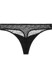 Les Girls Les Boys | Embroidered stretch-tulle underwired half-cup bra | NET-A-PORTER.COM