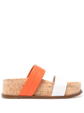 Gabriela Hearst colour-block Open Toe Sandals - Farfetch