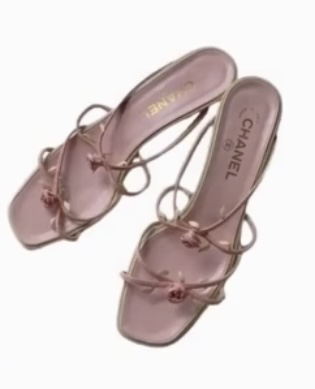 pink Chanel heels
