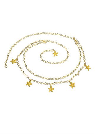 Starfish Belly Chain in Gold by VENUS