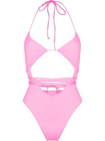Frankies Bikinis Gemma cut-out Swimsuit - Farfetch