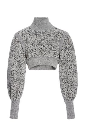 Ribbed Cotton-Blend Turtleneck Sweater By Paco Rabanne | Moda Operandi