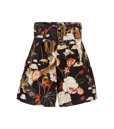 Etro - Shorts a stampa in cotone | Mytheresa
