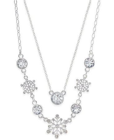 ﻿​​silver snowflake necklace - Google Search