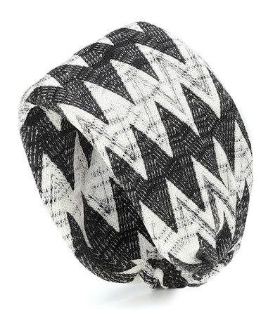 Knitted wool-blend headband