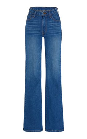 Rigid High-Rise Straight-Leg Jeans by Brandon Maxwell | Moda Operandi