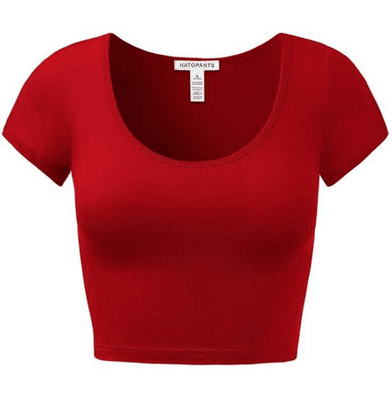 Red baby tee