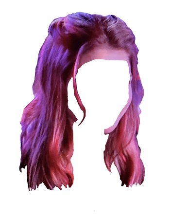 brown pink hair