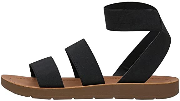 Amazon.com | Women's Cushionaire Indego Stretch Sandal | Slides